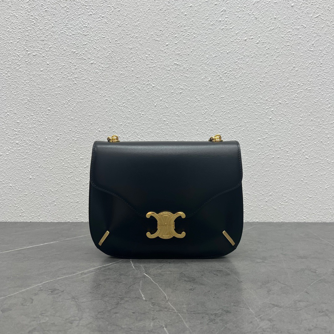 셀린느 트리오페 베사체 체인 숄더백 24.5cm