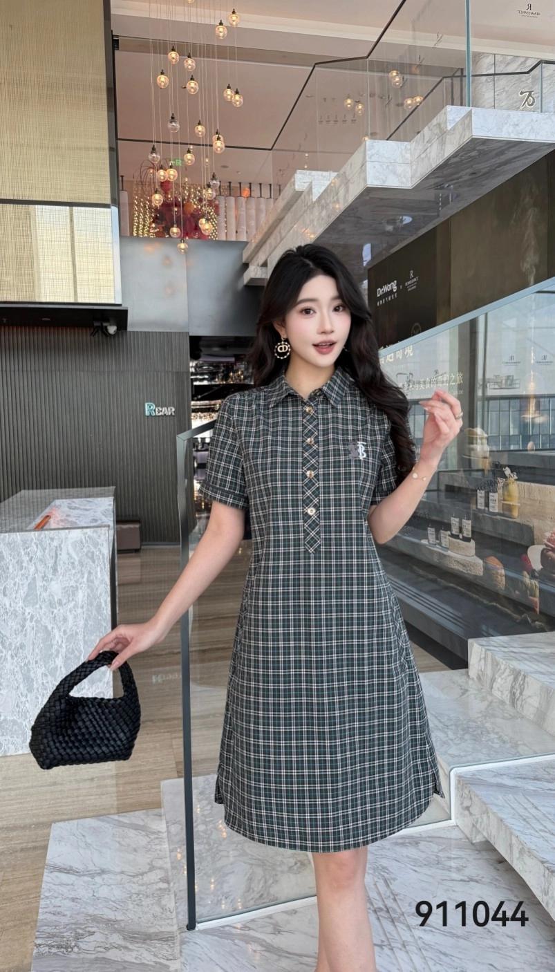 버버리 체크 원피스 3컬러