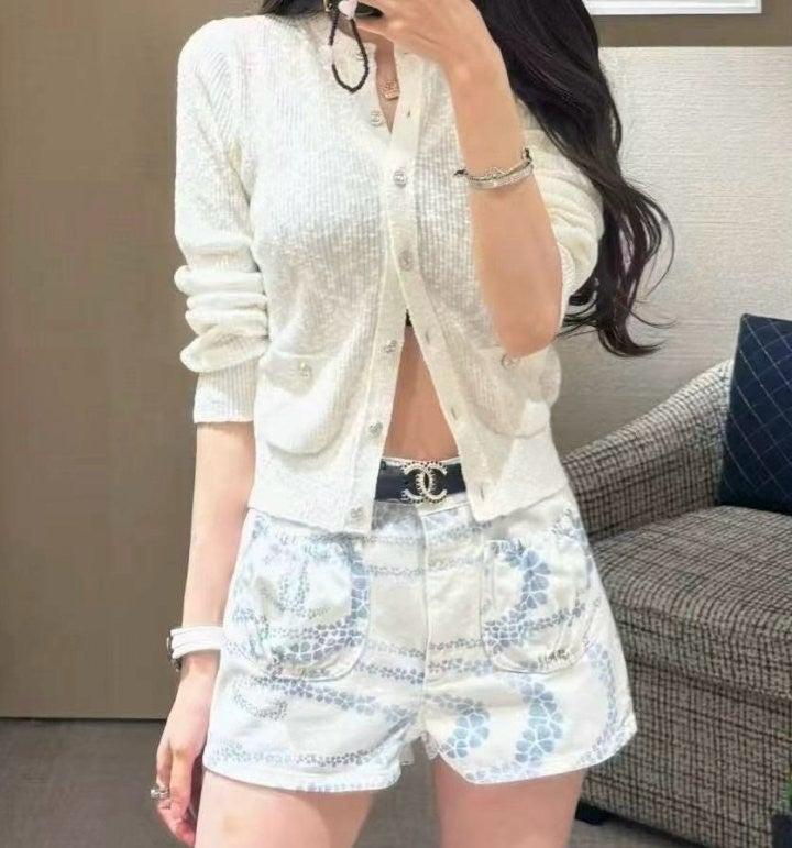 샤넬 골지 가디건 2컬러 (국내배송)