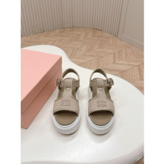 미우미우 데님 플랫폼 샌들 (3가지 컬러)