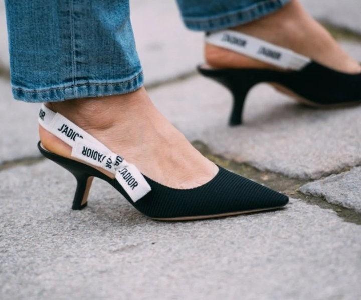 ✨타임세일✨ 디올 자디올 슬링백 사이즈:245 / 컬러:블랙