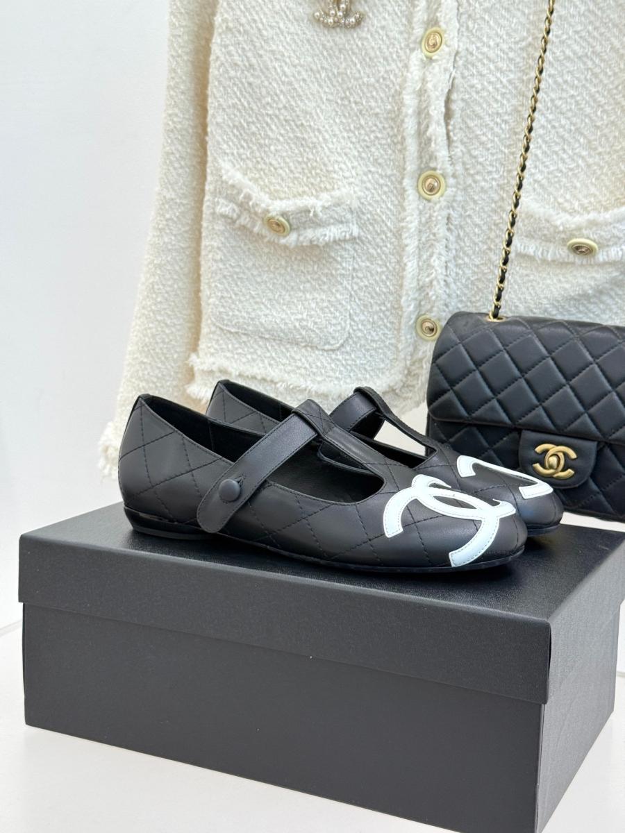 샤넬 25 T스트랩 플랫