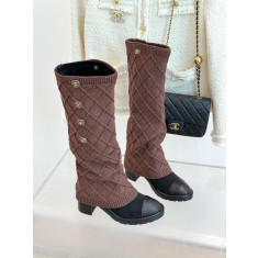 샤넬 25K 삭스 롱 부츠