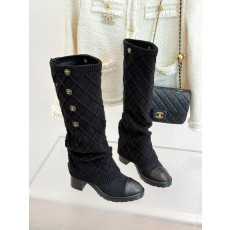 샤넬 25K 삭스 롱 부츠