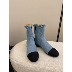 샤넬 25K 체인장식 쇼트부츠