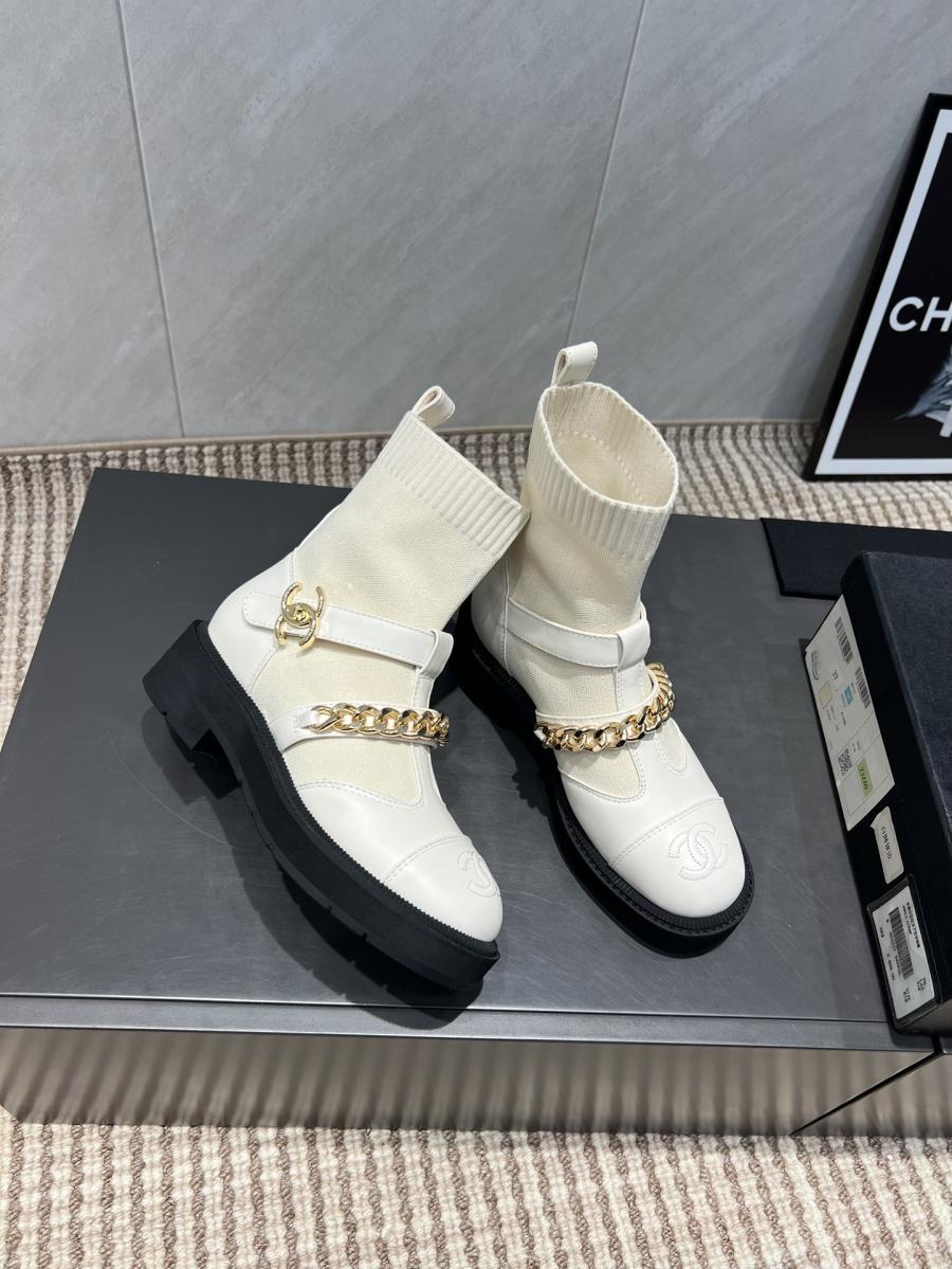 샤넬 25K 삭스 벨크로 부츠