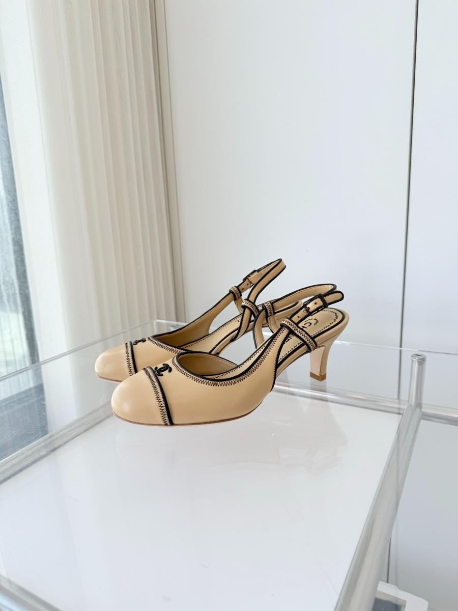 샤넬 25K 램스킨 펌프스