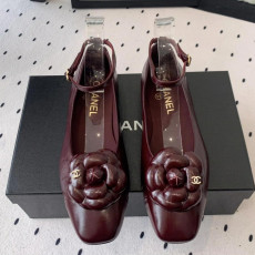 샤넬 25 까멜리아 메리제인 플랫슈즈