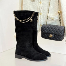 샤넬 25B 롱부츠