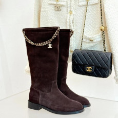 샤넬 25B 롱부츠